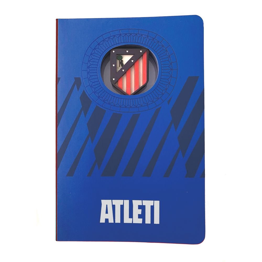 Cuaderno 3D Atleti Escudo Azul Papelería del Paseo Imagen principal del producto