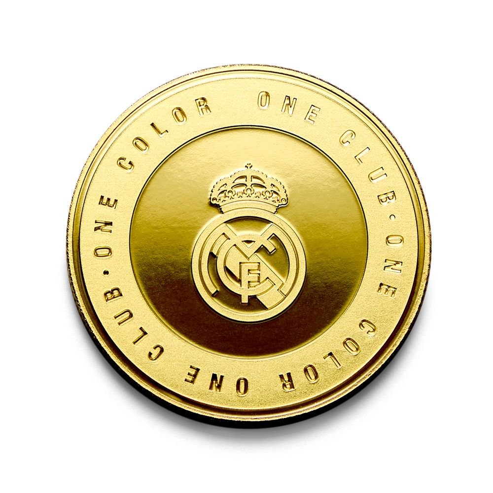 Moneda Real Madrid One Club Oro Marca MOCILAB Imagen principal del producto