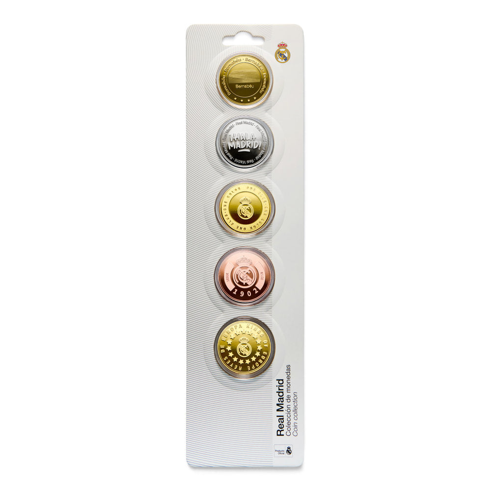 Moneda Real Madrid Pack 5 Unidades MOCILAB