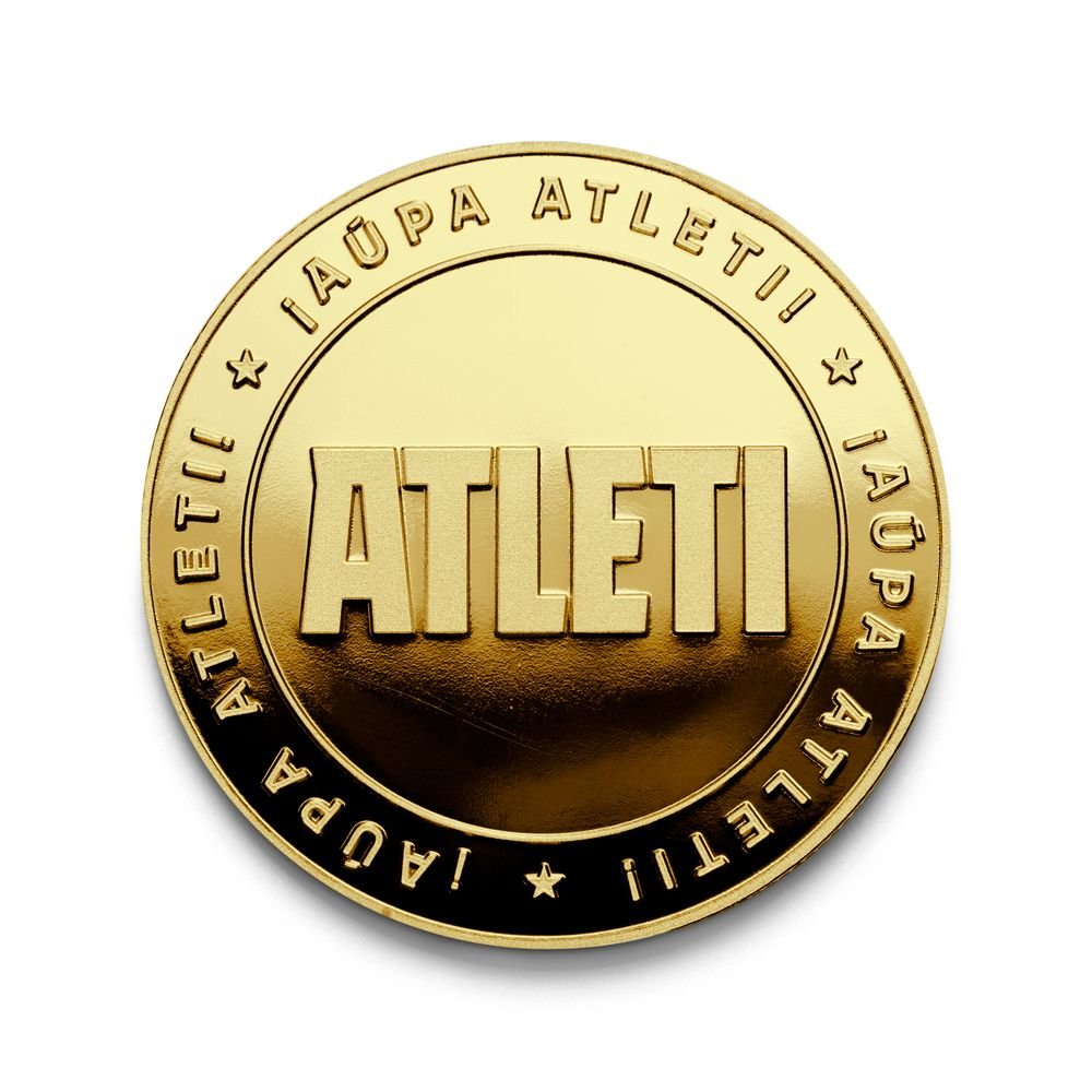 Moneda Atleti Oro MOCILAB Regalo decorativo Imagen principal del producto