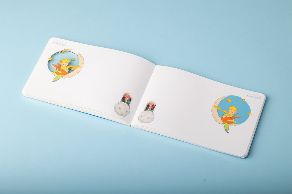 Cuaderno 3D El Pequeño Principito Azul A5