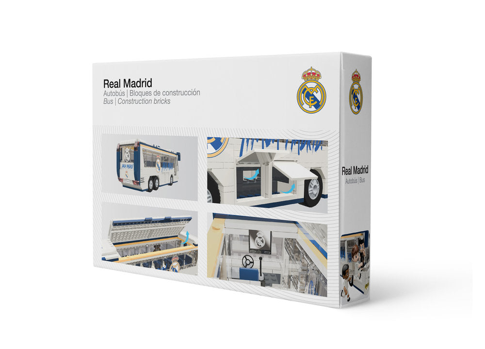 Set construcción Real Madrid autobús 488 pzs