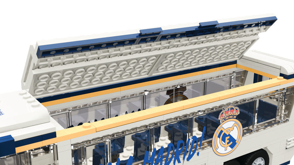 Set construcción Real Madrid autobús 488 pzs