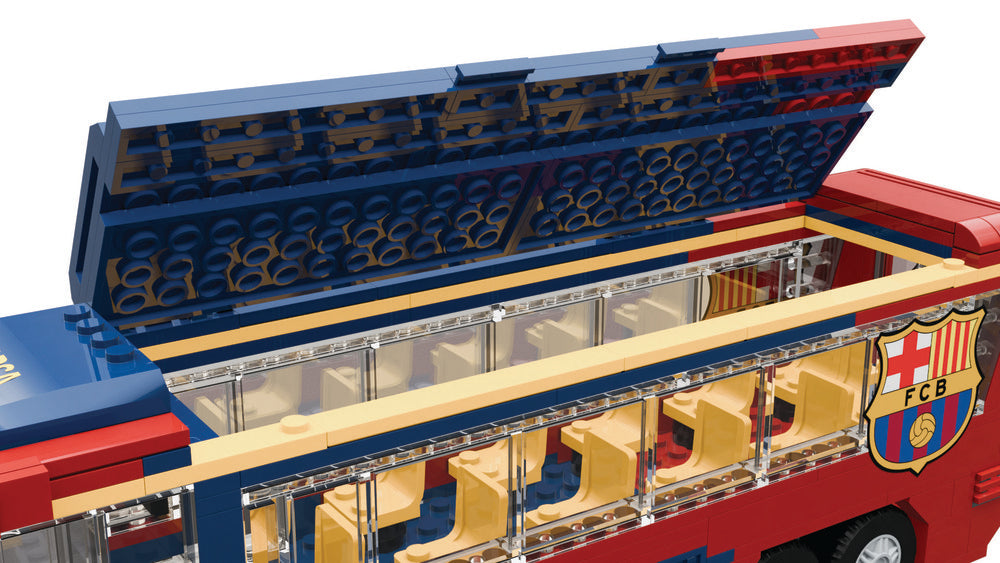 Set construcción FC Barcelona autobús 488 pzs Neko