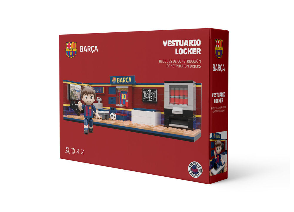 Set Construcción FC Barcelona Vestuario 440 Piezas NEKO Imagen principal del producto