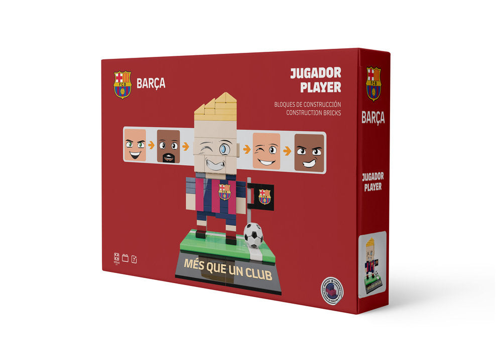 Set Construcción FC Barcelona Jugador 210 Piezas NEKO Imagen principal del producto