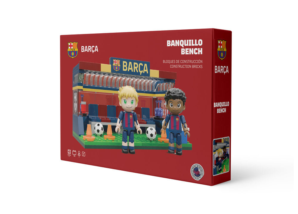 Set Construcción FC Barcelona Banquillo 186 Pzs NEKO Imagen principal del producto