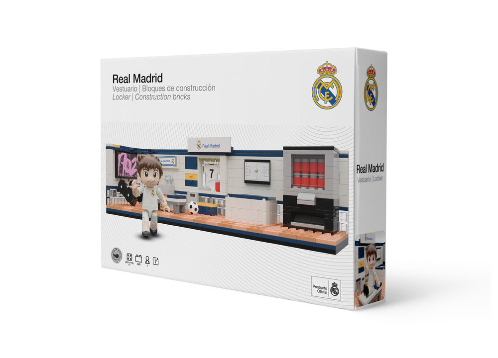 Set Construccion Real Madrid Vestuario 440 Piezas NEKO