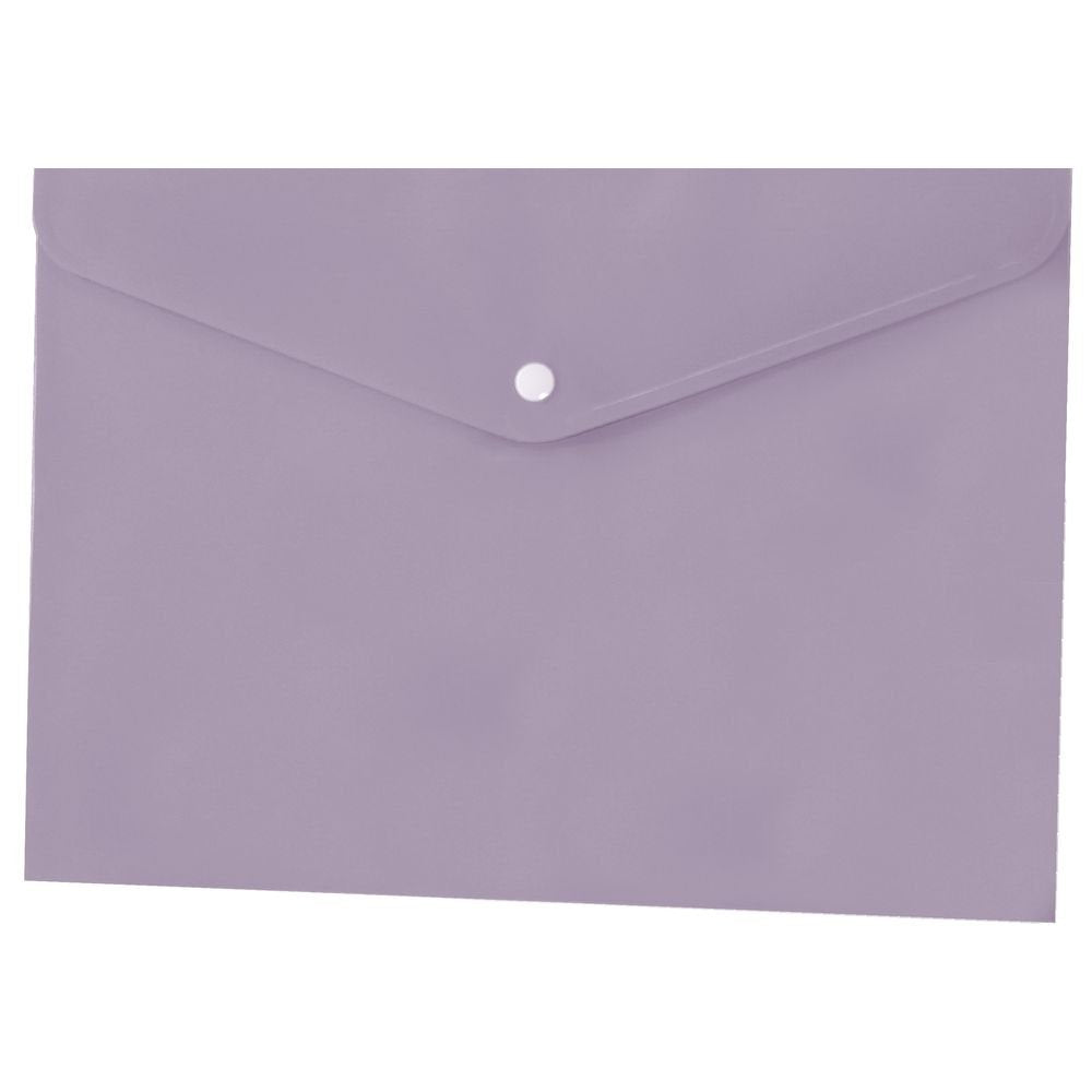 Sobres portadocumentos A4 con broche PP Purpura pastel DHP Básico