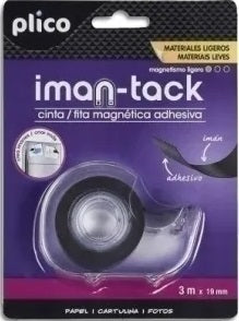 Cinta adhesiva magnética Plico 3 m para oficina y manualidades