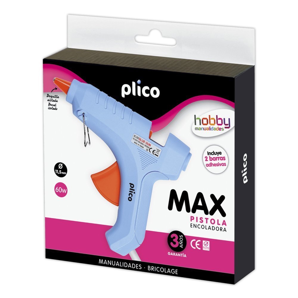 Pistola Termofusible Max 60W Plico