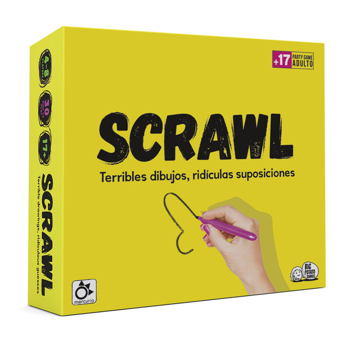 JUEGO DE DIBUJAR SCRAWL | MERCURIO | 1 UNIDAD | 8437015001418