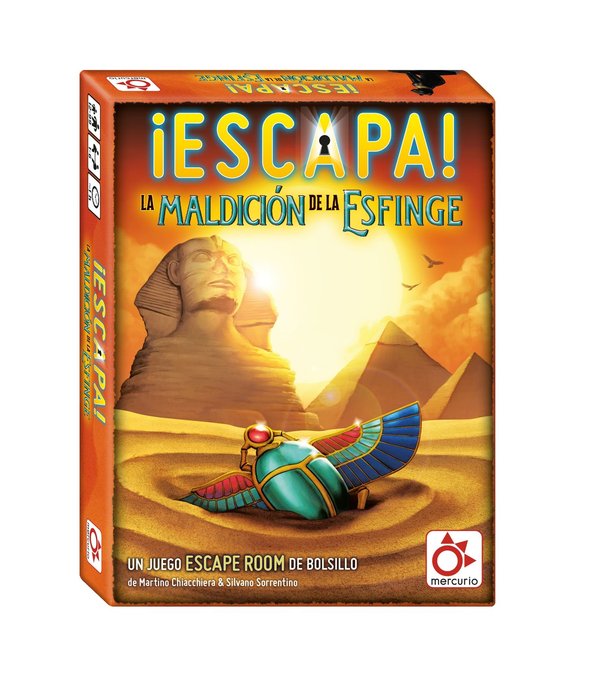 JUEGO DE MESA ESCAPA, LA MALDICION DE LA ESFINGE | MERCURIO | 1 UNIDAD | 8437015001951