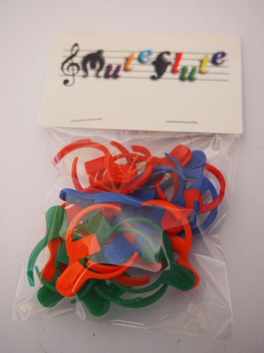 Sordina Flauta Escolar Blister 12 unidades Muteflute Imagen principal del producto