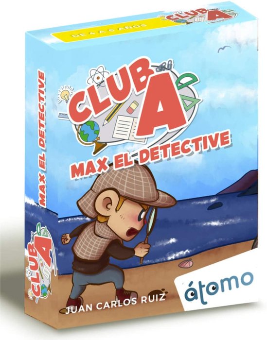 Max el Detective Club a Juego de Mesa ATOMO GAMES