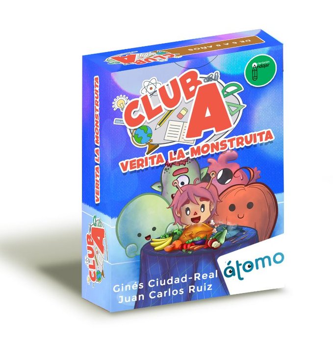 Juego de Cartas Educativo Verita la Monstruita Club ATOMO