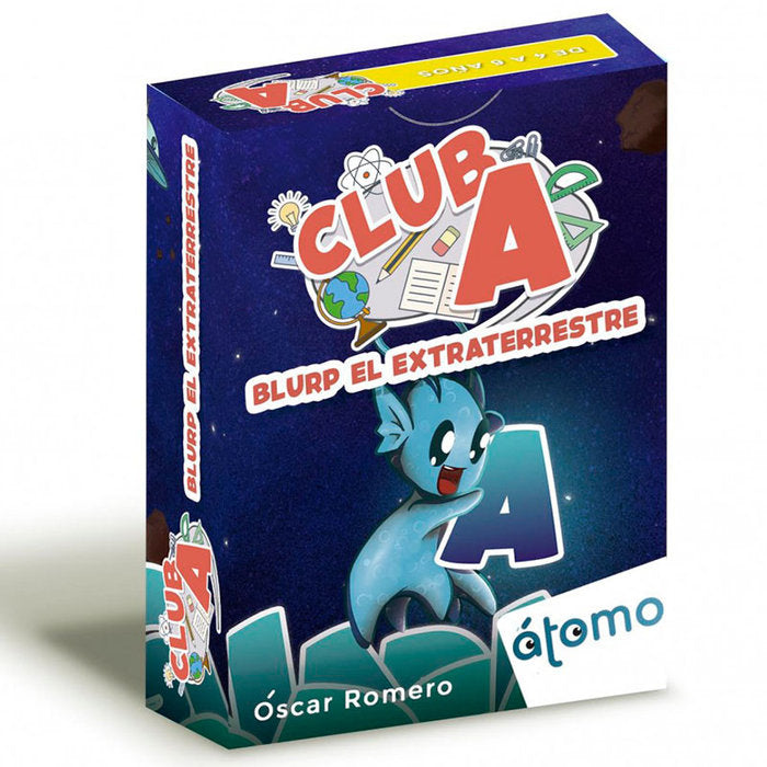 Juego de Cartas Educativo Blurp el Extraterrestre ATOMO