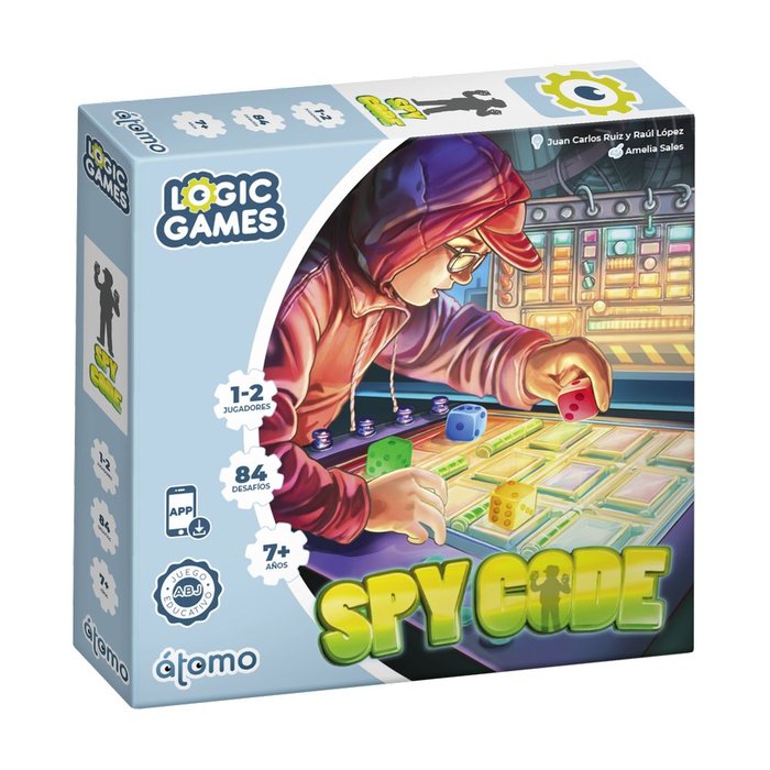 JUEGO DE LOGICA SPY CODE CON APP | ATOMO | 1 UNIDAD | 8437018229536