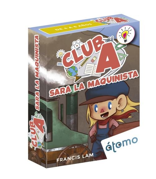 Juego de Cartas Educativo Sara la Maquinista Club ATOMO Imagen principal del producto