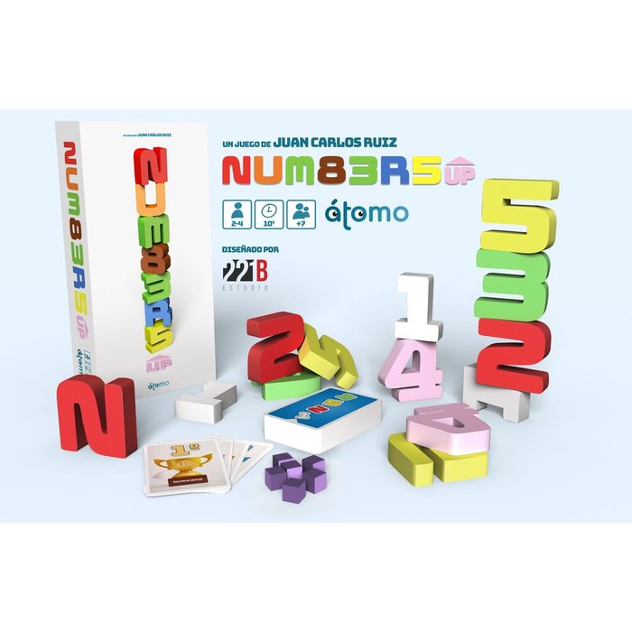 JUEGO DE MESA NUMBER UP | ATOMO | 1 UNIDAD | 8437018229840 Imagen principal del producto
