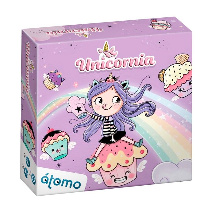 JUEGO DE CARTAS UNICORNIA | ATOMO | 1 UNIDAD | 8437018230051 Imagen principal del producto