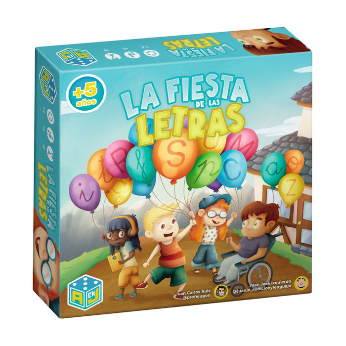 JUEGO EDUCATIVO LA FIESTA DE LAS LETRAS | ATOMO | 1 UNIDAD | 8437018230099 Imagen principal del producto