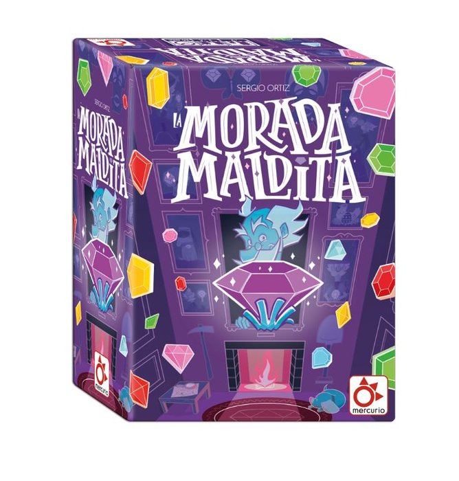 JUEGO DE MESA LA MORADA MALDITA | MERCURIO | 1 UNIDAD | 8437020827072