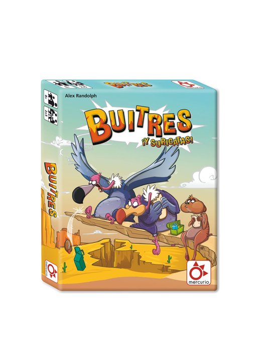 JUEGO DE MESA BUITRES Y SURICATAS | MERCURIO | 1 UNIDAD | 8437020827836 Imagen principal del producto