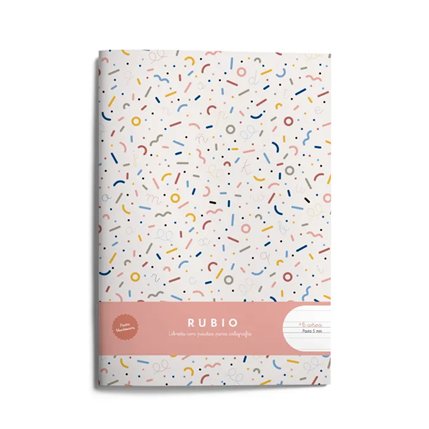 Libreta A4 80 g Grapa Pauta Montessori 5 mm Rubio Marca