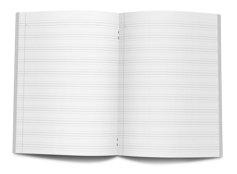 Libreta A5 Pauta Montessori 5mm Rubio, pack 5 unidades