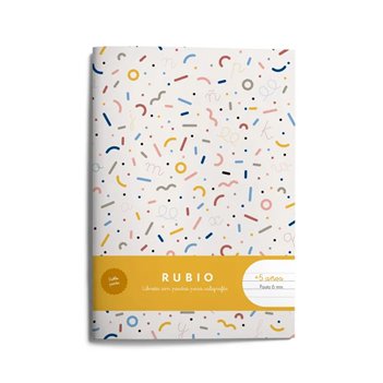 Libreta A5 Pauta Montessori 6mm Rubio - Pack 5 ud.