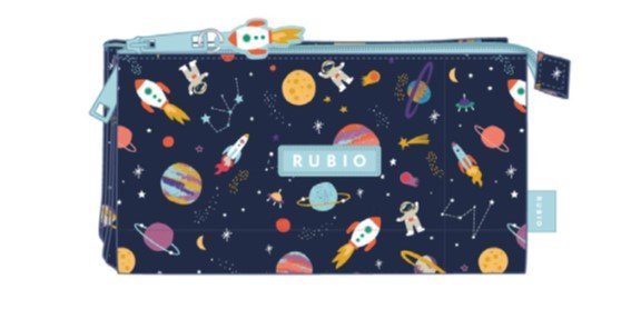 PORTATODO TRIPLE PLANETAS ASTRONAUTA RUBIO | RUBIO