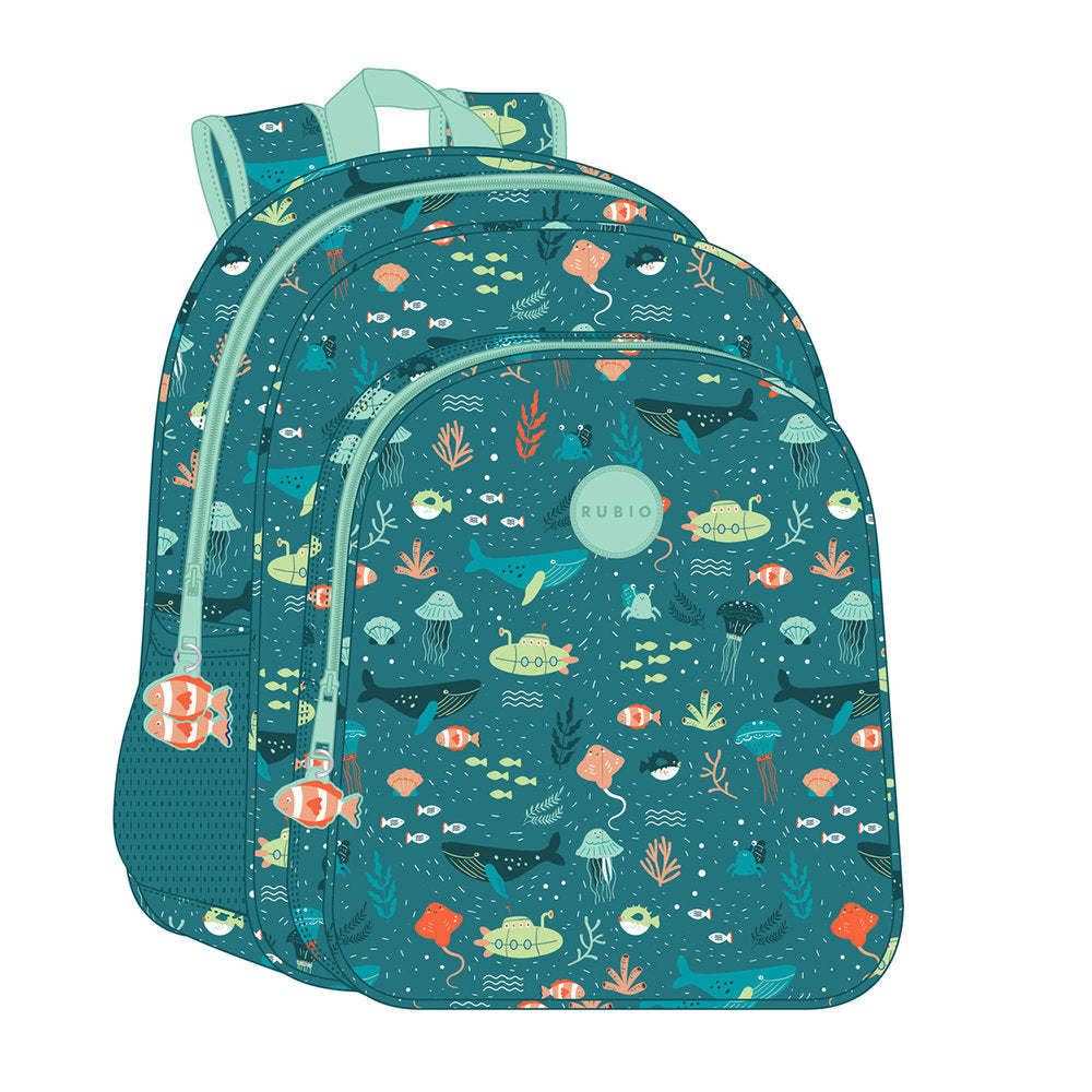 MOCHILA RUBIO MARINO VERDE | RUBIO