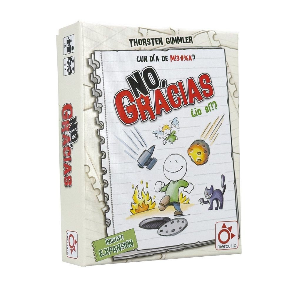 Juego de Mesa No Gracias + Expansión Mercurio Imagen principal del producto