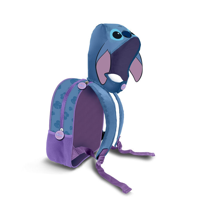 MOCHILA DE GUARDERIA CON CAPUCHA STITCH | KARACTERMANIA S,L,