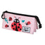 Portatodo triple Oh My Pop! Ladybug - Karactermania