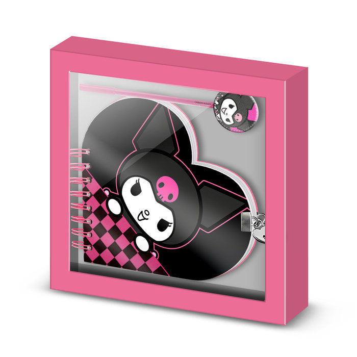 Cuaderno corazón love Kuromi Karactermania 2024 Imagen principal del producto