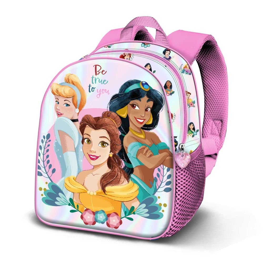 Mochila Guarderia 3D Elite Princesas Disney Floral Karactermania