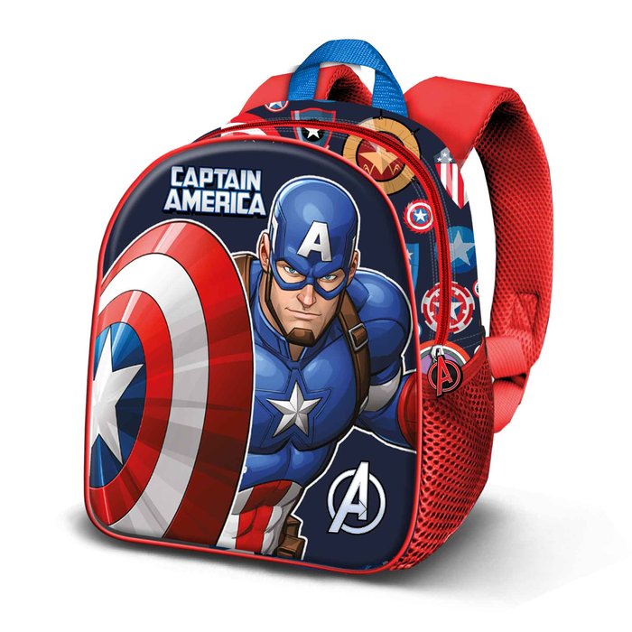 MOCHILA DE GUARDERIA 3D ELITE CAPITAN AMERICA PATRIOT | KARACTERMANIA S,L, Imagen principal del producto