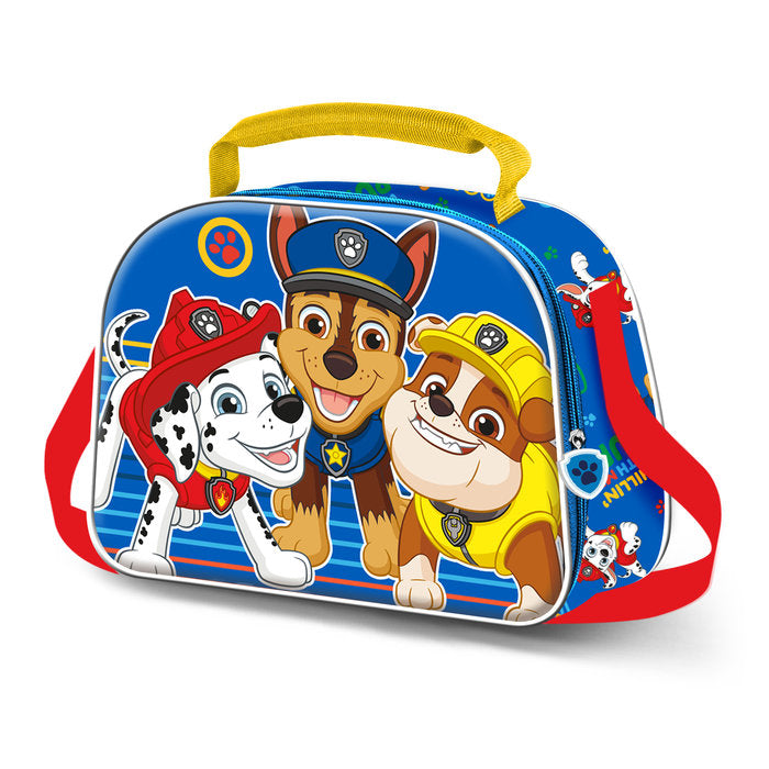 BOLSA PORTAMERIENDA BANDOLERA 3D LA PATRULLA CANINA COOL | KARACTERMANIA S,L, | 1 UNIDAD | 8445118084757 Imagen principal del producto