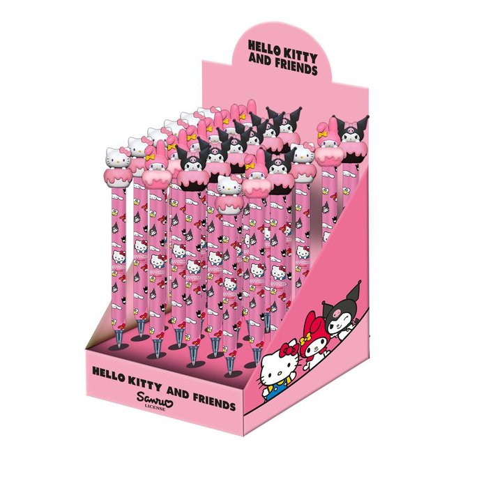 Expositor 24 Bolígrafos de Gel Borrables Hello Kitty Karactermania Imagen principal del producto