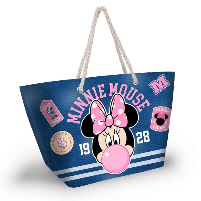 BOLSO DE PLAYA SOLEIL MINNIE MOUSE VARSITY | KARACTERMANIA S,L, | 1 UNIDAD | 8445118086034 Imagen principal del producto