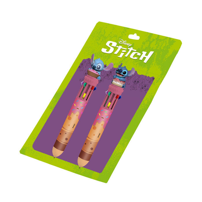 Set 2 Bolígrafos de 10 Colores Lilo y Stitch Karactermania Imagen principal del producto