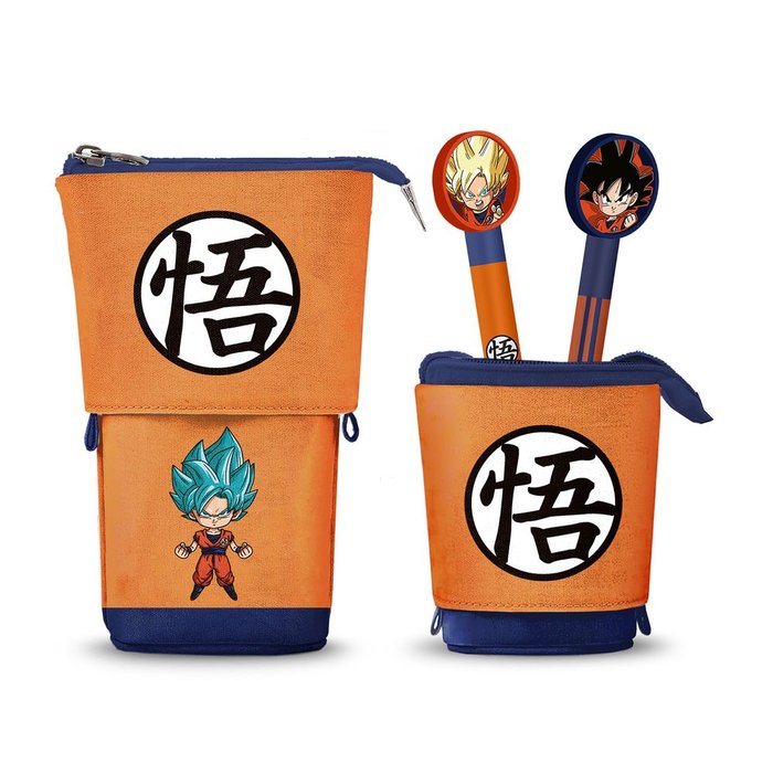 SET PORTATODO CUTE Y 2 BOLIGRAFOS 10 COLORES DRAGON BALL | KARACTERMANIA S,L,
