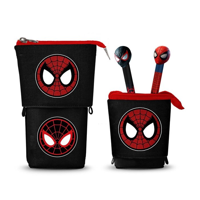 SET PORTATODO CUBILETE EXTENSIBLE SPIDERMAN + 2 BOLIS GEL | KARACTERMANIA S,L,