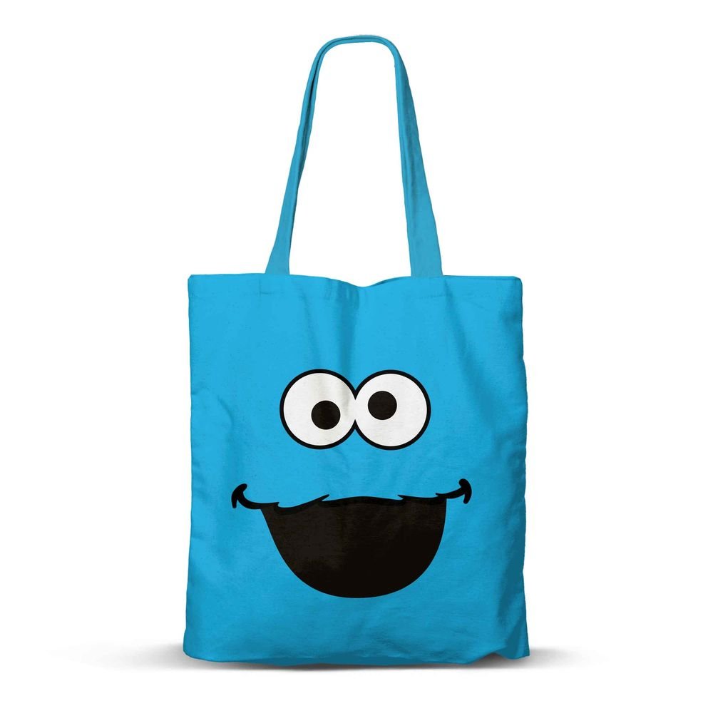 Bolsa de Tela Shopping Fan Monstruo de las Galletas Face Karactermania