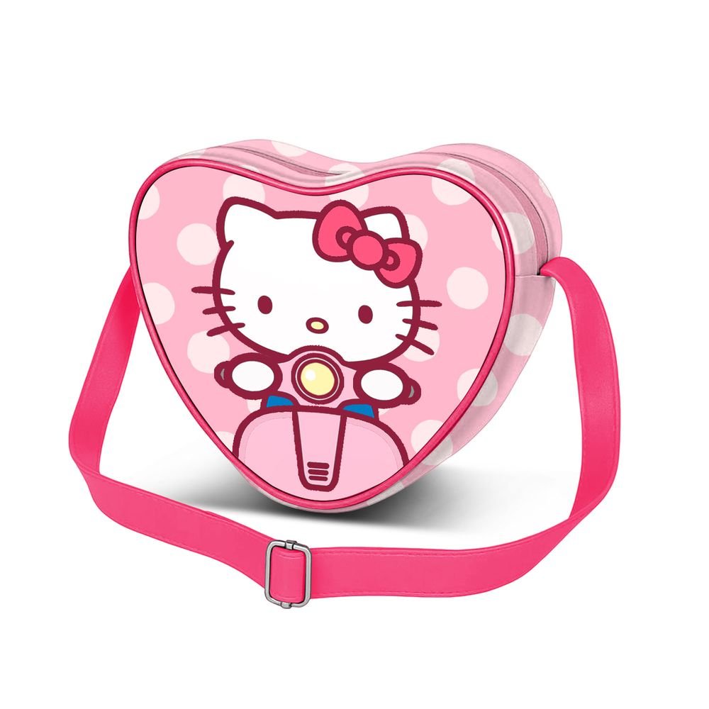BOLSO INFANTIL CORAZON CASUAL HELLO KITTY MOTO | KARACTERMANIA S,L, | 1 UNIDAD | 8445118092615