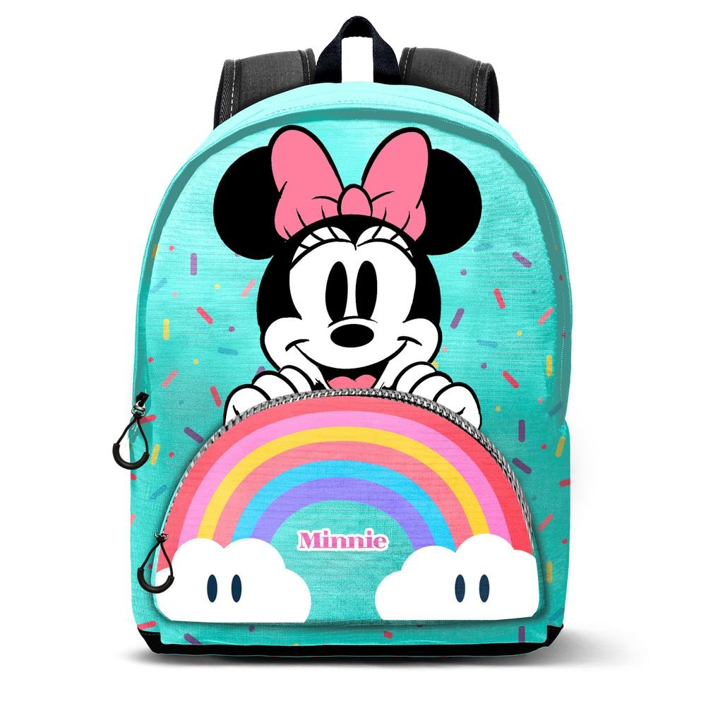 Mochila Escolar con Bolsillo Minnie Mouse Rainbow Karactermania Imagen principal del producto