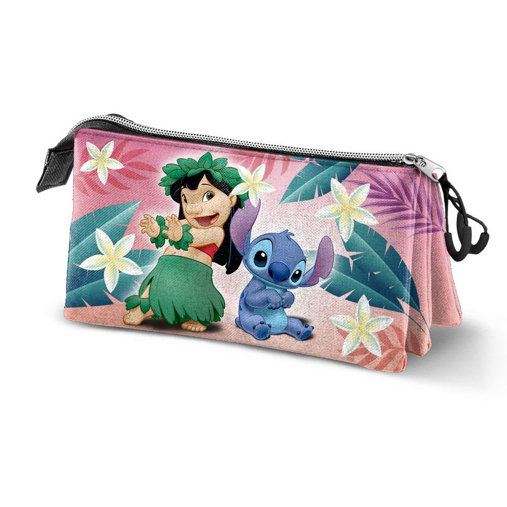 Estuche portatodo triple Lilo y Stitch Dance Karactermania