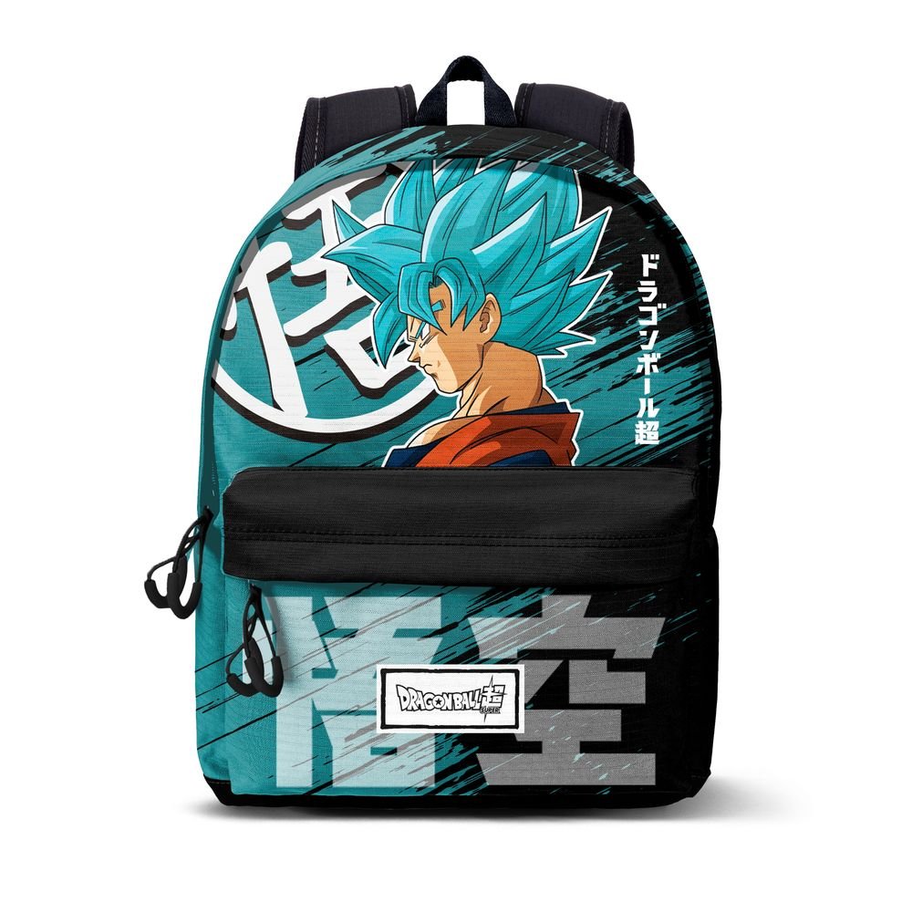 Mochila escolar con bolsillo Dragon Ball Saiyajin Blue Karactermania Imagen principal del producto